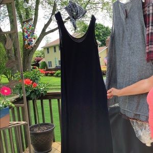 Black Sleeveless Maxi Dress
